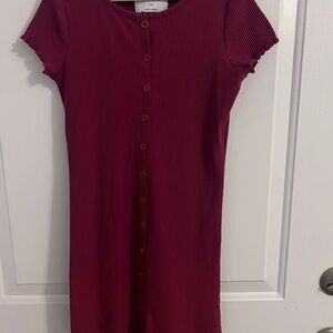 Old Navy Kids Casual Dress - Burgundy